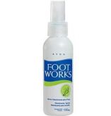 Avon Foot Works Desodorante Spray Refrescante para os Pés